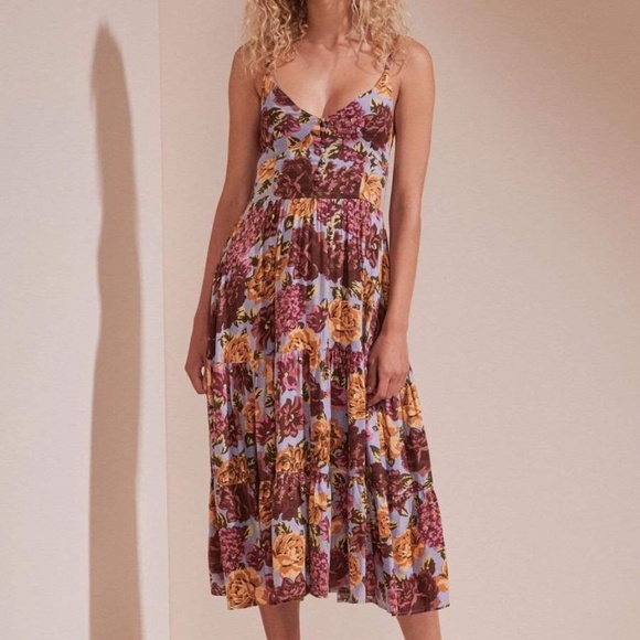 Auguste Strappy Midi Dress not